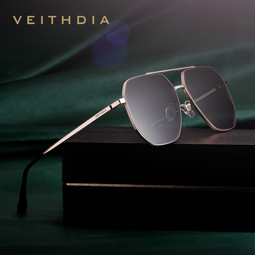 Sunglasses Aviator Polarized - نظارات شمسية Veithdia للرجال والنساء ،