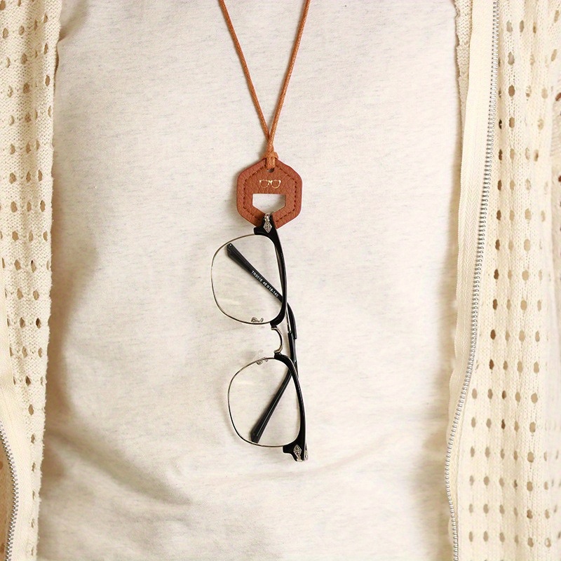 Sunglass Retainer Cord - حبل نظارات من الجلد المصنوع من