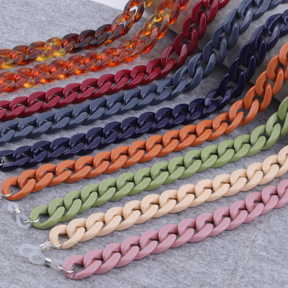 Sunglass Retainer Cord - موضة جديدة الاكريليك نظارات سلاسل حامل