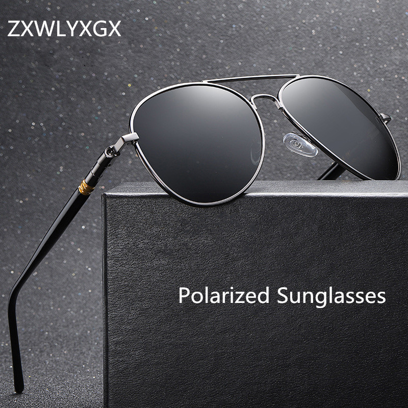 Sunglasses Aviator Polarized - النظارات الشمسية الرجال الاستقطاب الموضة الكلاسيكية