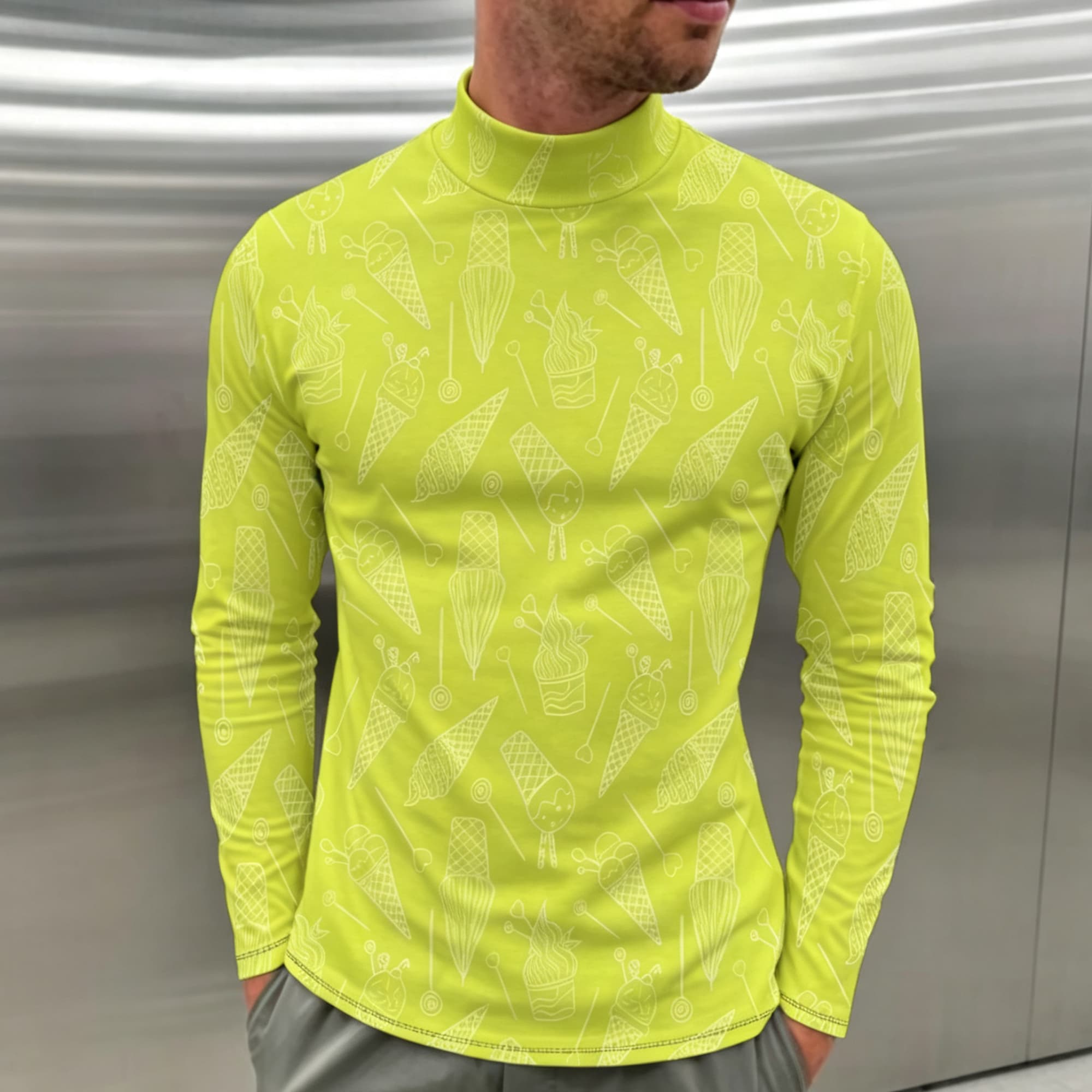 قميص رجالي مبتكر بطبعة رسومات  - مراجعة Tee Graphic Print وسعره