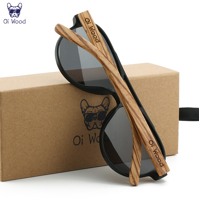 نظارات شمسية خشبية من Oi للنسا - مراجعة Sunglasses Aviator Polarized وسعره