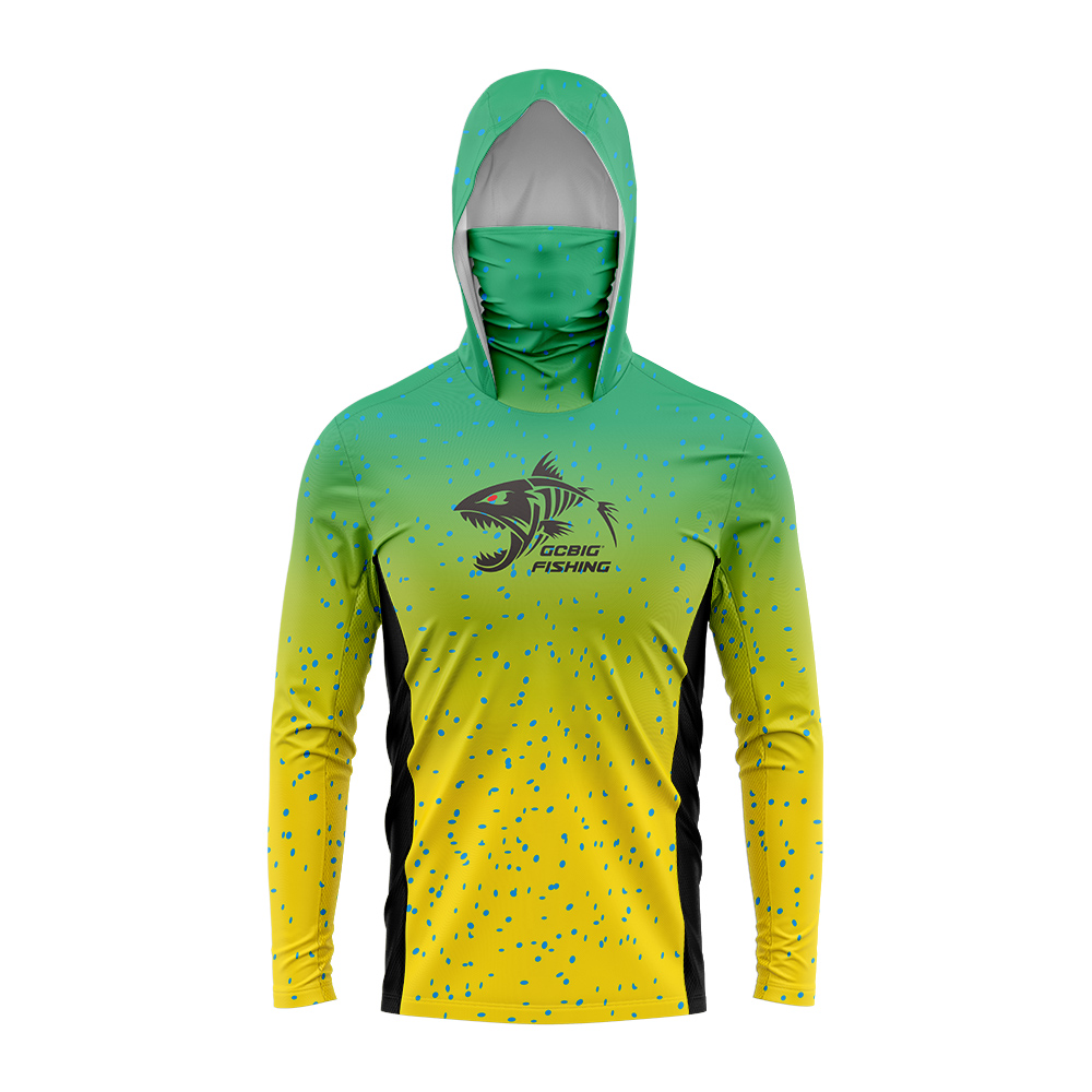 قميص صيد بغطاء رأس UPF50+ مع غ - مراجعة Tee Graphic Print وسعره