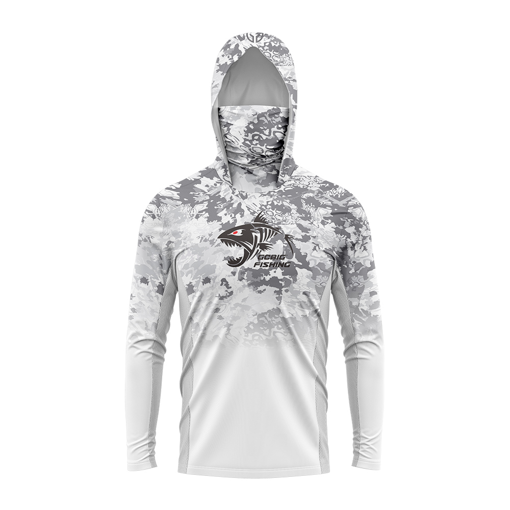 قميص صيد بغطاء رأس UPF50+ مع غ - مراجعة Tee Graphic Print وسعره