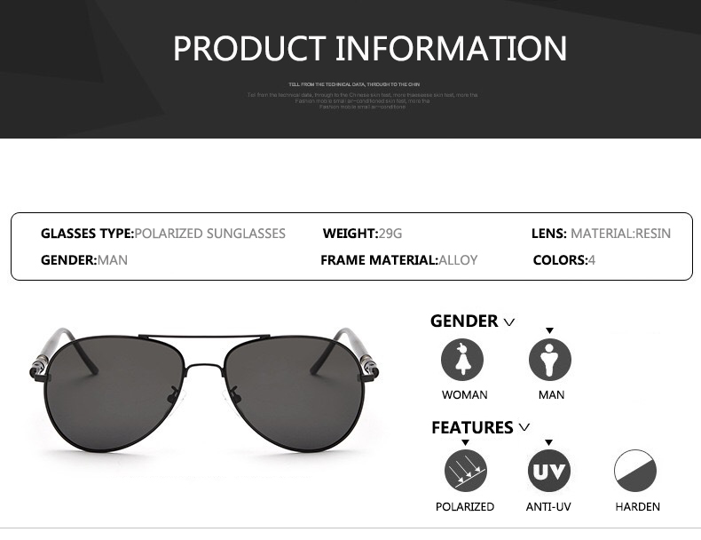 النظارات الشمسية الرجال الاستق - مراجعة Sunglasses Aviator Polarized وسعره