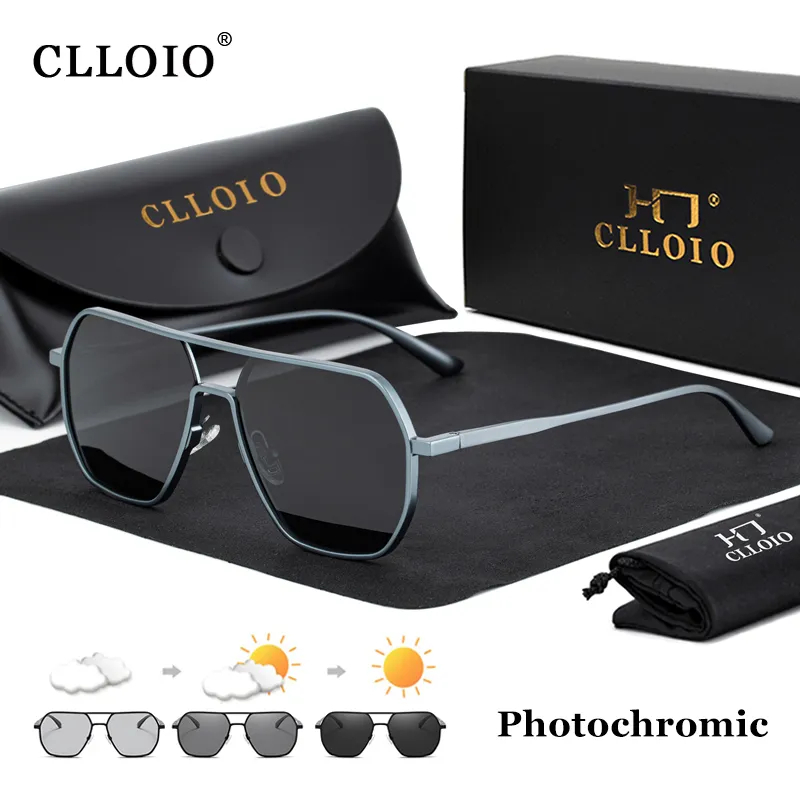 CLLOIO موضة جديدة الألومنيوم ا - مراجعة Sunglasses Aviator Polarized وسعره