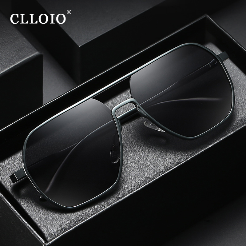 CLLOIO موضة جديدة الألومنيوم ا - مراجعة Sunglasses Aviator Polarized وسعره