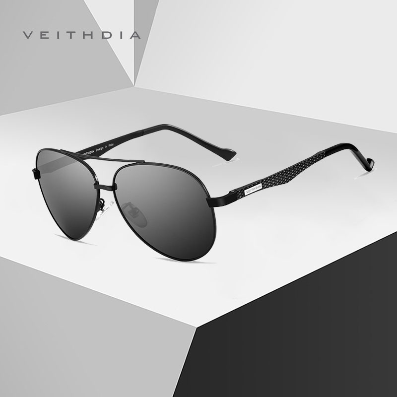 نظارات شمسية VEITHDIA للطيارين - مراجعة Sunglasses Aviator Polarized وسعره