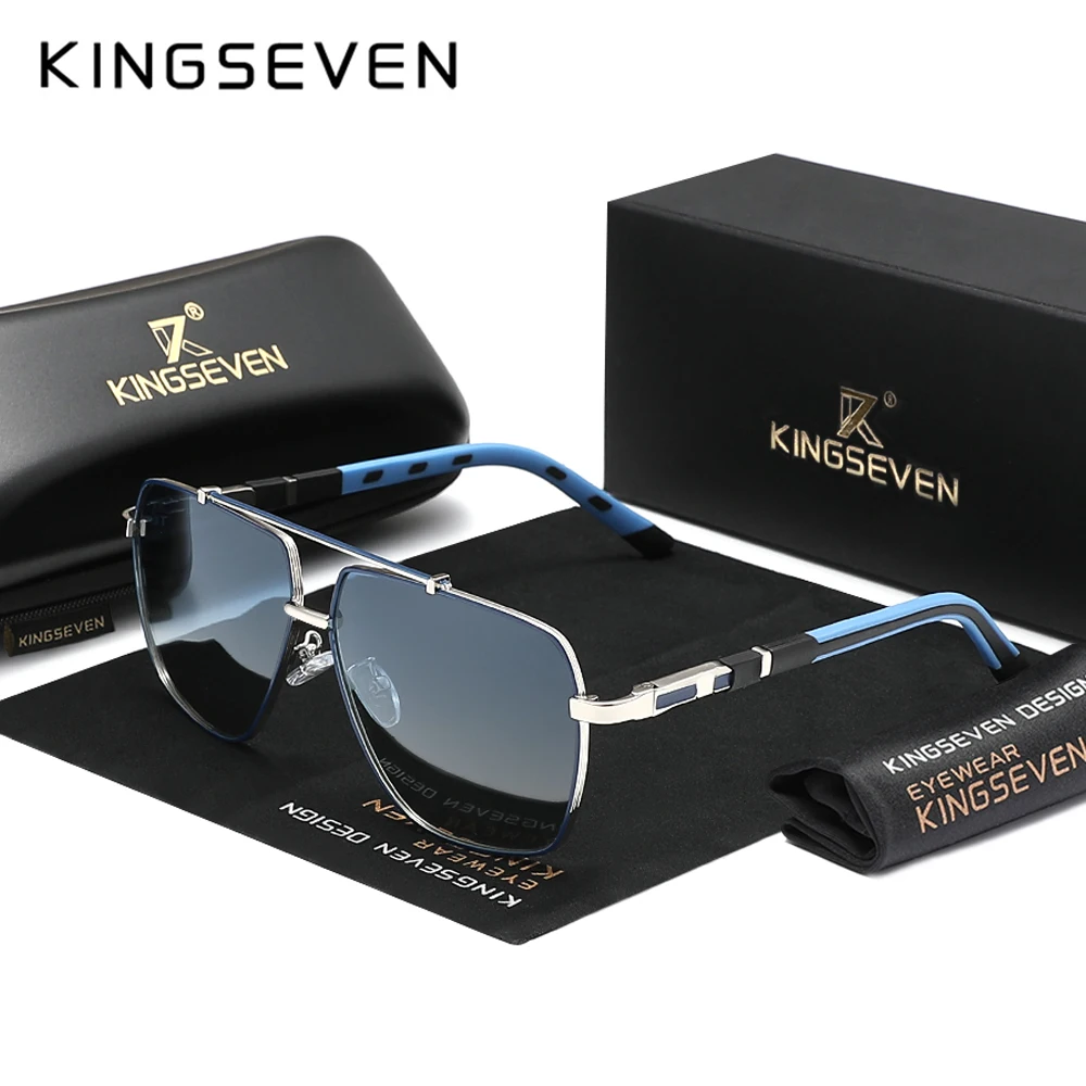 KINGSEVEN جديد النظارات الشمسي - مراجعة Sunglasses Aviator Polarized وسعره